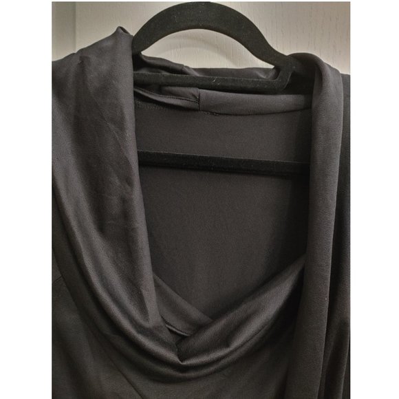 VERO MODA DRAPEY SLEEVELESS BLACK DRESS (US 8) - Picture 2 of 4